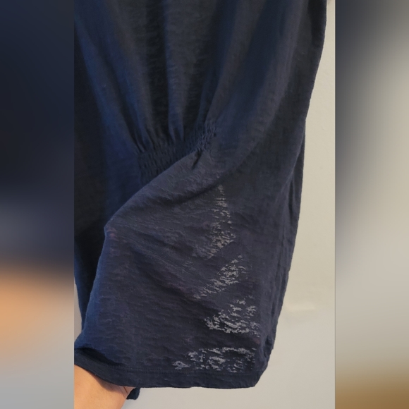 maurices | blue sheer cinched in the back.  Sweater - Picture 4 of 7